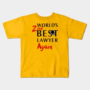 2nd Best Lawyer Kids T-Shirt